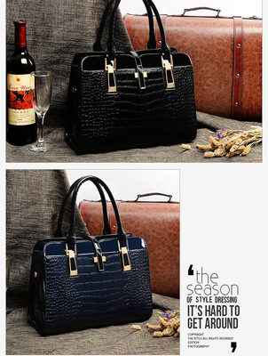 時尚與品質的完美融合 2014新款十字架高檔真皮女包